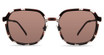 Eco Eyeglasses OLEANDER SUN CLIP ROSE GOLD AUBERGINE/RGAU