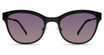 Eco Eyeglasses ANGELICA SUN CLIP BLACK/GOLD/BGLD