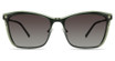 Eco Eyeglasses HYACINTH SUN CLIP LIGHT GREEN SILVER/LGNS