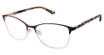 Superflex Eyeglasses SF-647 BLACK ROSE GOLD/M200
