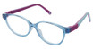 Life Italia Eyeglasses NI-153 TEAL SHIMMER/PURPLE/2