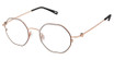 Kliik:denmark Eyeglasses K-764 BLACK ROSE GOLD/M200