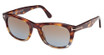 Tom Ford Eyeglasses FT1076 havana/other / gradient smoke/56B