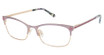 Lulu by Lulu Guinness Eyeglasses LK050 lavender/rose gold/LAV