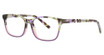 J9 Designs Eyeglasses J9 1022 Green/Purple/GRN/PUR