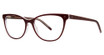 Vera Wang Eyeglasses Justine Burgundy/BU
