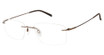 Titanium Eyeglasses CH 29126F Brown/BR
