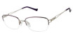 Tura Eyeglasses R146 eggplant/silver/EGG
