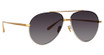 Linda Farrow LFL1421S MARCELO YELLOW GLD/BLCK/CREAM/GREY/003