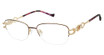 Tura Eyeglasses TE287 eggplant/gold/EGG