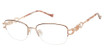 Tura Eyeglasses TE287 brown/rose gold/BRN