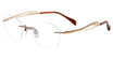 Line Art Eyeglasses XL 2176 Brown/BR