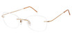 Titanium Eyeglasses CH 8603E Gold/GP
