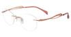 Line Art Eyeglasses XL 2175 Rose Gold/RG