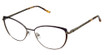 Nicole Miller Eyeglasses MOUETTES PURPLE / BROWN/C03