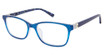 Nicole Miller Eyeglasses GRACE BLUE GLITTER/C01