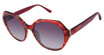 Nicole Miller Eyeglasses BALIFF BURGUNDY/C02