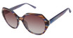 Nicole Miller Eyeglasses BALIFF NAVY BROWN/C03
