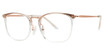 Genevieve Paris Design Eyeglasses KIARA Crystal/Matte Rose Gold