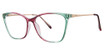 Modern Times Eyeglasses DILIGENT Jade/Fuchsia/Matte Gold