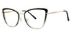 Modern Times Eyeglasses ANYWAY Black Crystal/Gold