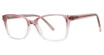 Modern Plastics II Eyeglasses CLEO Pink Crystal fade