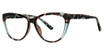 Modern Plastics I Eyeglasses BEHOLD Blue Crystal Tortoise