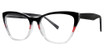Modern Plastics I Eyeglasses ARTSY Plum/Cherry/Crystal