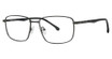 Giovani di Venezia Eyeglasses PRIMARY Matte Gunmetal/Black