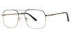 Modern Metals Eyeglasses DEPARTURE Black/Matte Silver