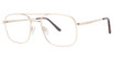 Modern Metals Eyeglasses DEPARTURE Gold