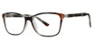 Modern Plastics II Eyeglasses UNEXPECTED Olive Crystal/Brown