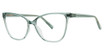 Modern Plastics II Eyeglasses DREAMY Sage Green Crystal