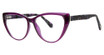 GB+ Eyeglasses POWERFUL Plum/Purple marble