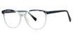 Modern Plastics I Eyeglasses PASSPORT Blue/Crystal