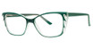 Modern Plastics II Eyeglasses MAEVE Teal/Crystal
