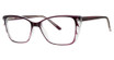 Modern Plastics II Eyeglasses MAEVE Plum/Crystal