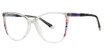 Modern Plastics II Eyeglasses GLEAMING Crystal/Lilac