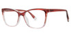 Modern Plastics II Eyeglasses EASYGOING Cherry Crystal
