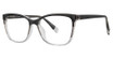 Modern Plastics II Eyeglasses EASYGOING Black Crystal