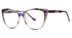Modern Plastics II Eyeglasses FEELINGS Tortoise/Plum