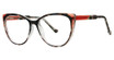 Modern Plastics II Eyeglasses FEELINGS Tortoise/Red
