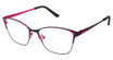 Superflex Eyeglasses SF-1173T BLACK MAGENTA/M200