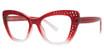 Modern Times Eyeglasses OBSESSIVE Ruby/Crystal