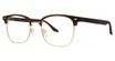 ModZ Eyeglasses EVANSTON Brown Matte/Gold