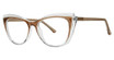 Modern Plastics II Eyeglasses DULCE Brown Crystal/Grey
