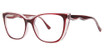Modern Plastics II Eyeglasses VALENTINA Burgundy/Crystal