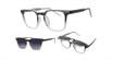 AirMag Eyeglasses AIRMAG AFP542 Black/Clear/C2