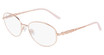 Marchon NYC Eyeglasses TRES JOLIE 206 ROSE GOLD/770