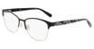 Nine West Eyeglasses NW8021 BLACK/GOLD/001